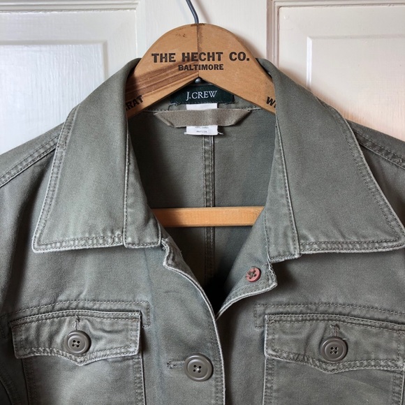 J. Crew Army Style Jacket Sz M - Picture 2 of 6